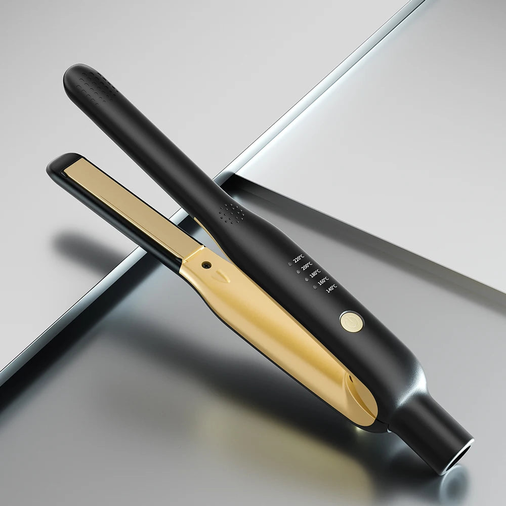 Mini Styler 2-en-1 – Lisseur & Boucleur Portable