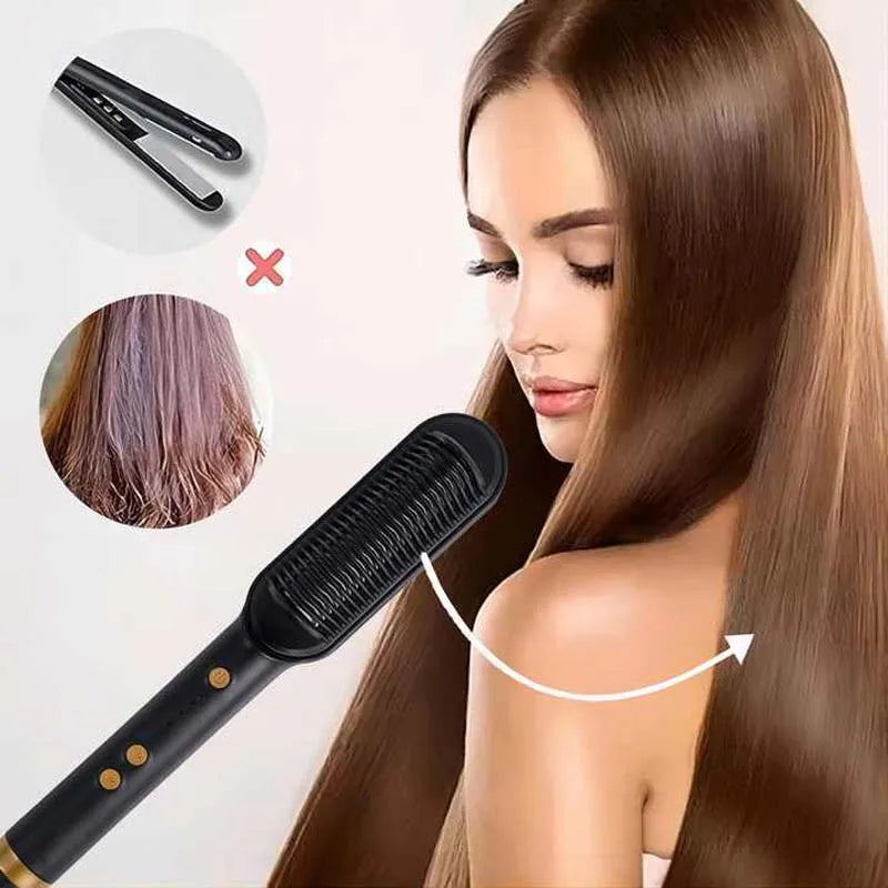 Brosse Lissante Haute Couture™ – Résultat Salon en Quelques Minutes